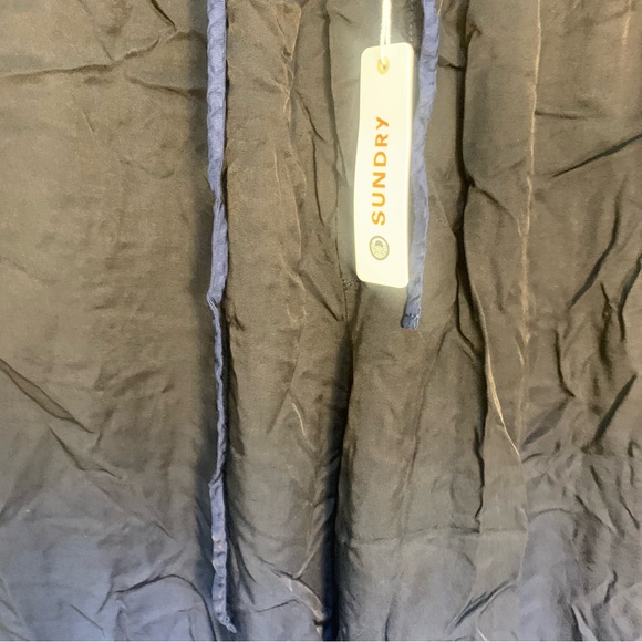 Anthropologie Sundry High Waisted Wide Leg Lounge Pants Pull On - Picture 7 of 10